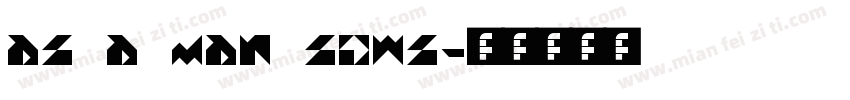As a man sows字体转换